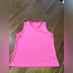 Nike pink sleeveless workout shirt size XL